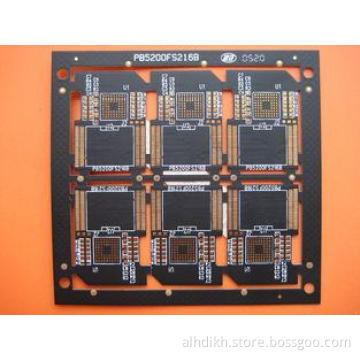 Four Layer Black Solder FR4 Multilayer PCB Board for SD Car